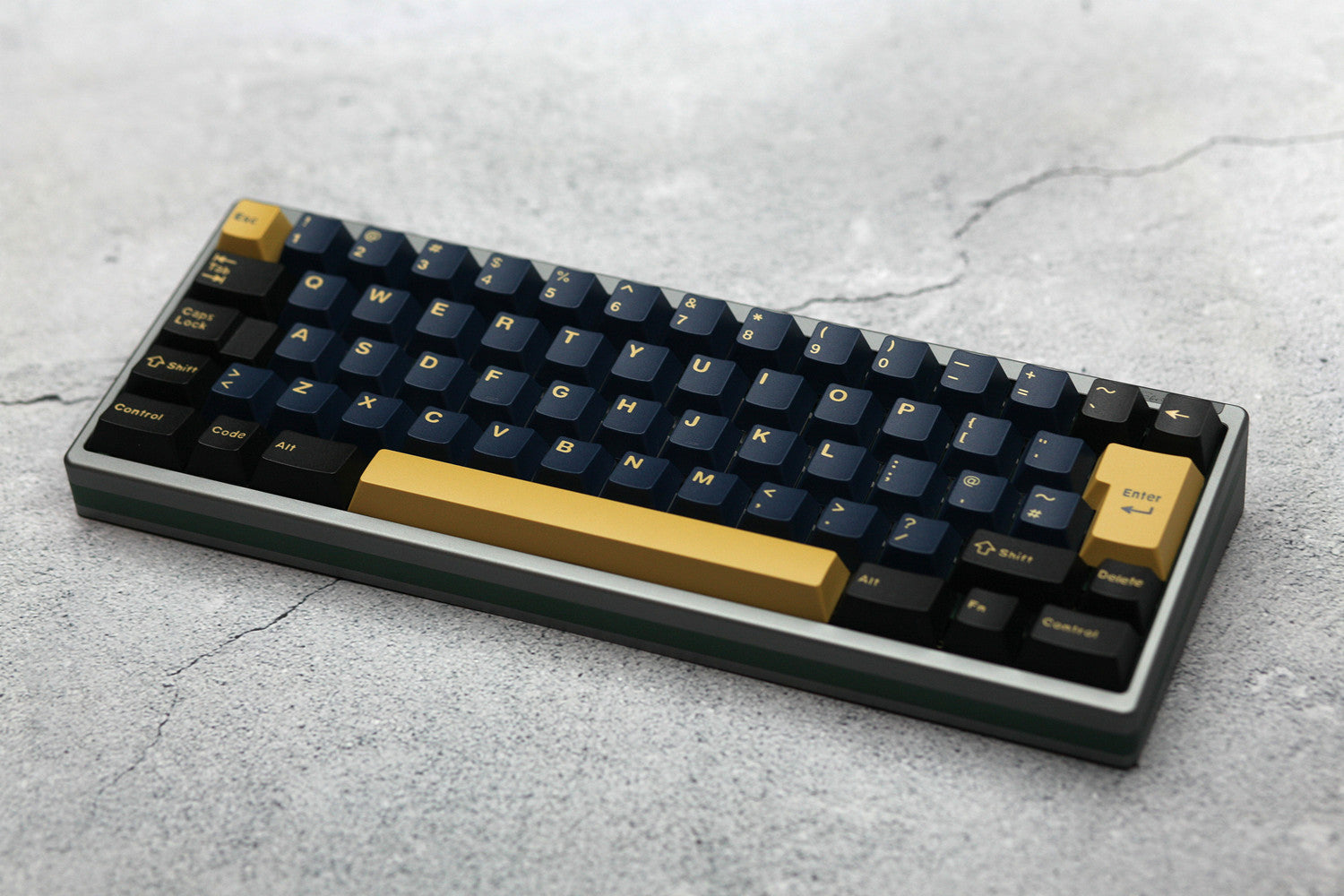 173 key ABS Double Shot Blue Samurai Keycaps