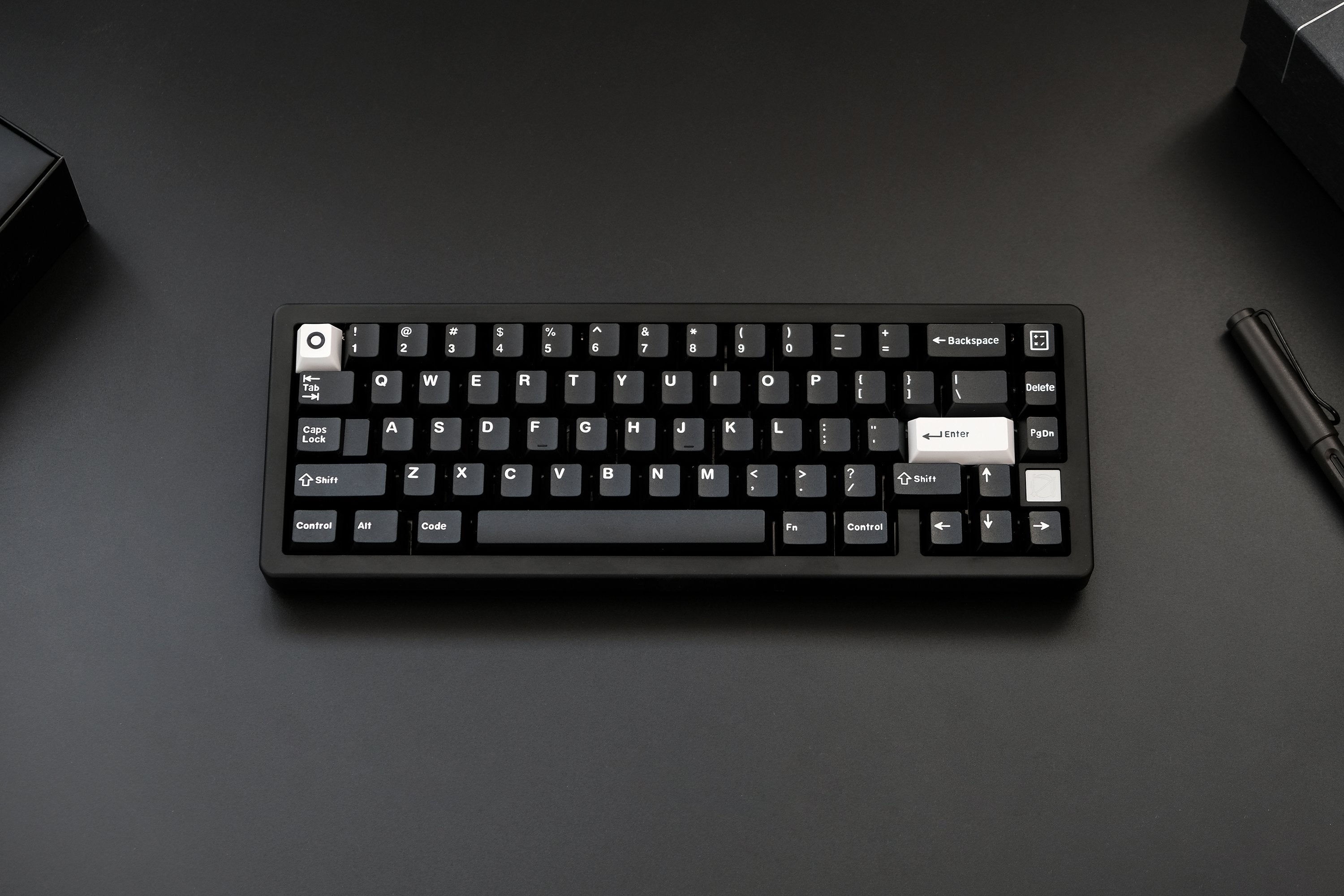 171 keys ABS Double Shot WOB/Bow Keycaps