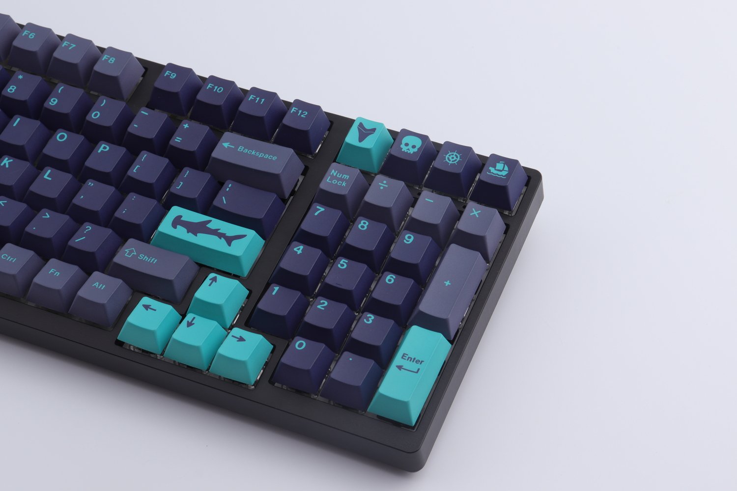 129 Keys PBT Dye-SUB Hammerhead Keycaps