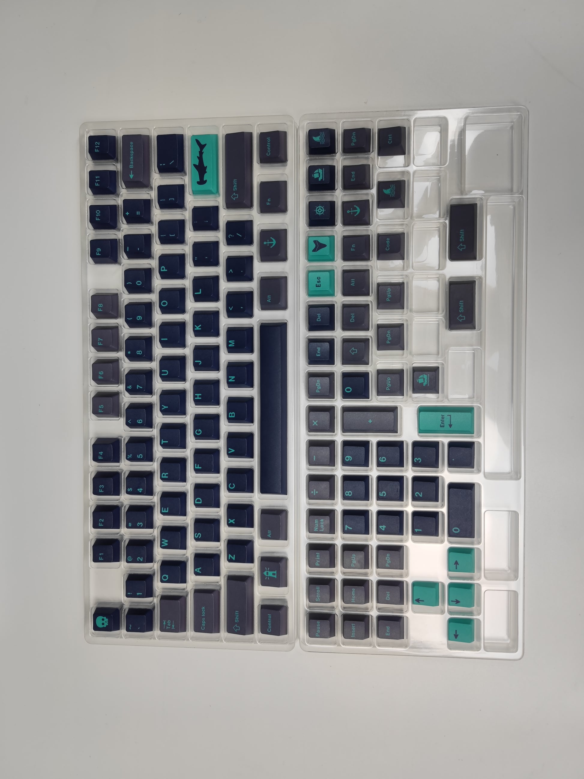 129 Keys PBT Dye-SUB Hammerhead Keycaps