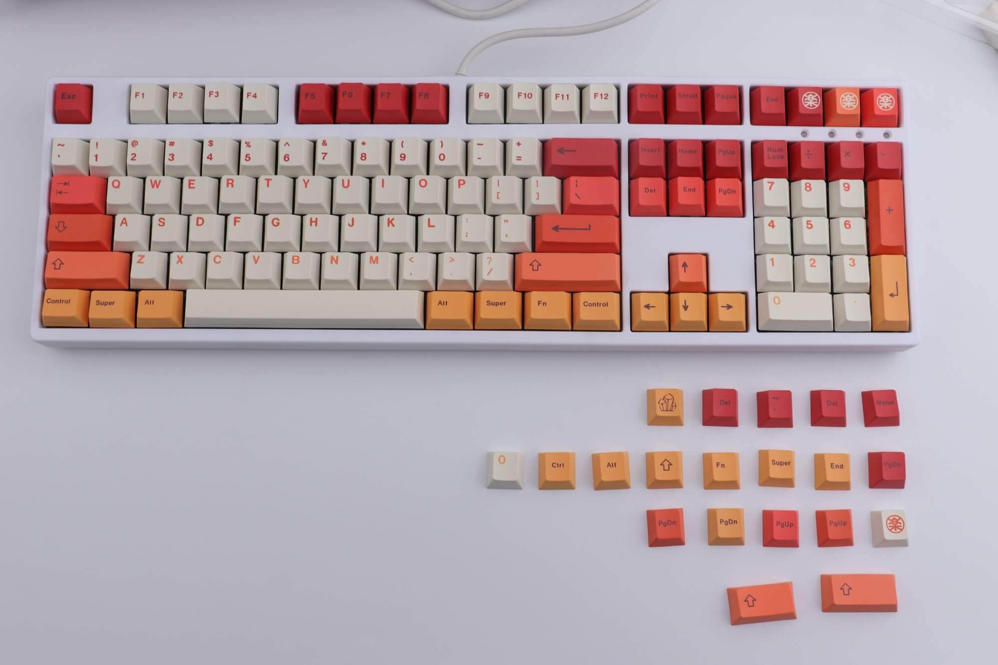 Fall Key Caps PBT keycaps, 129 Keys keycaps Cherry Profile DYE-SUB Personalized GMK ...