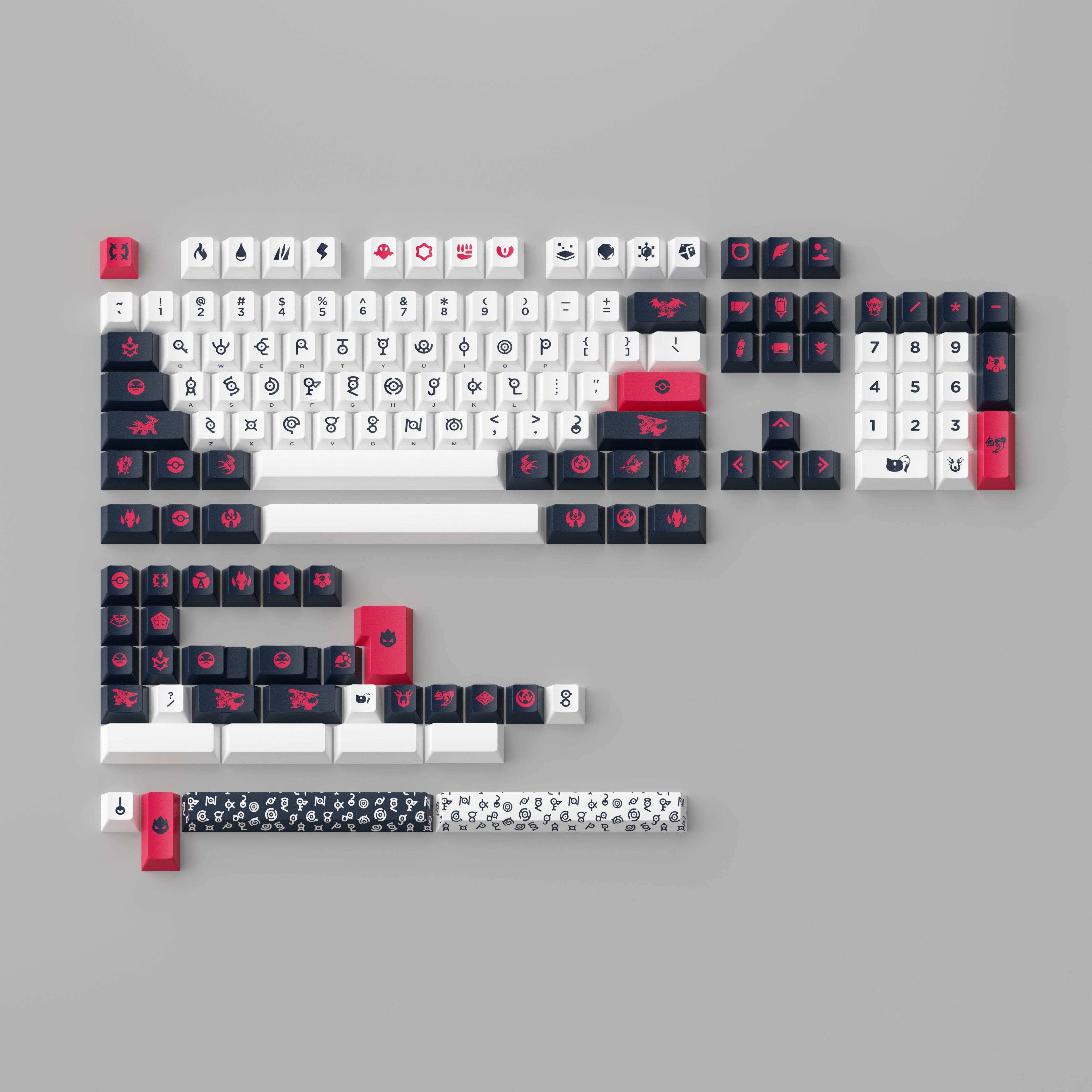 Unown Keycaps R2