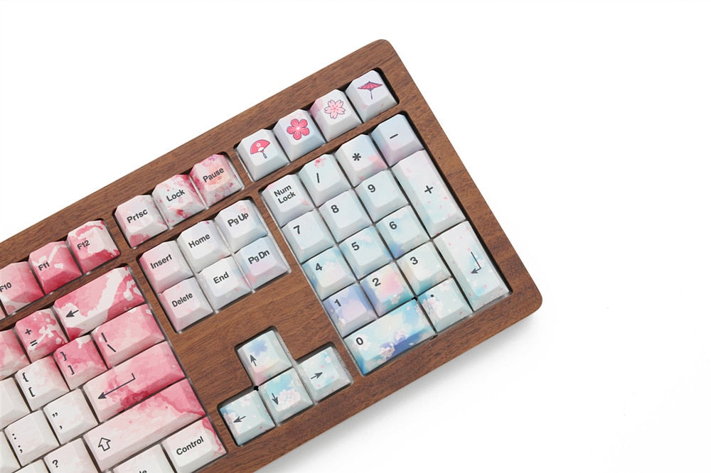Ink Cherry Blossom Keycaps Set