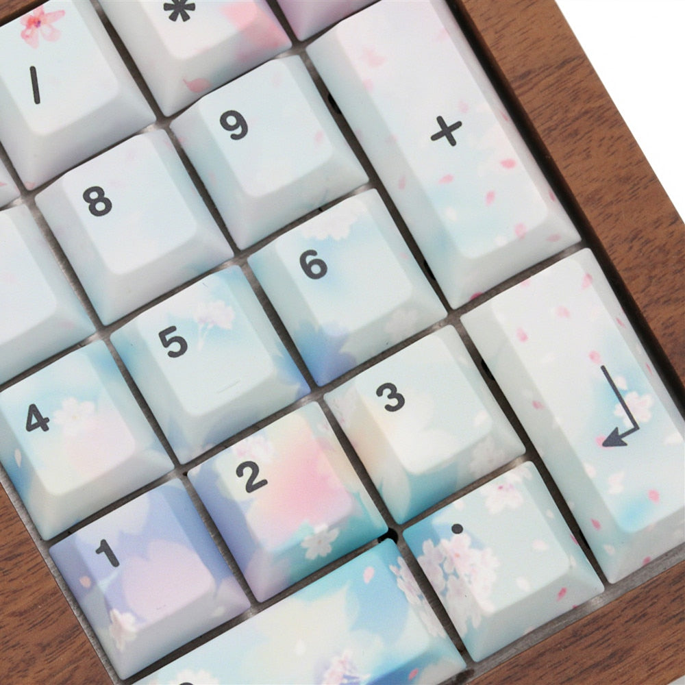 Ink Cherry Blossom Keycaps Set