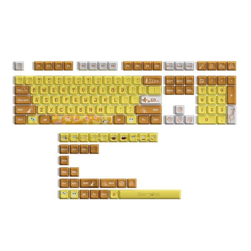 Akko SpongeBob Keycaps