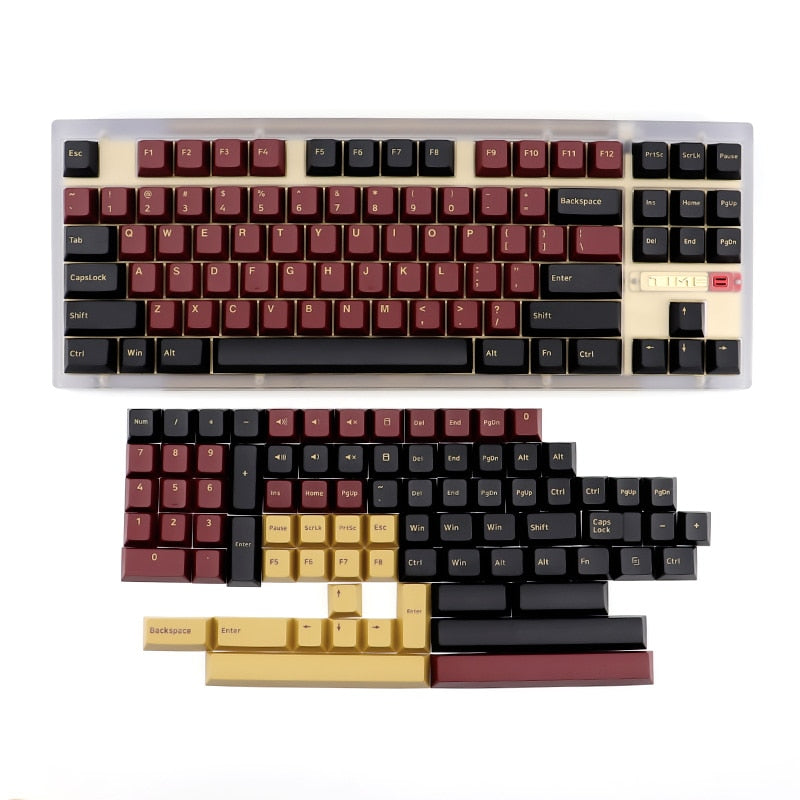 Red Samurai Keycaps Set