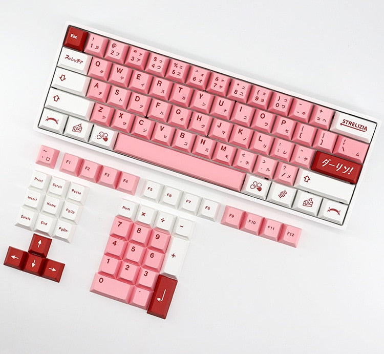 Honey Pink Keycaps Set
