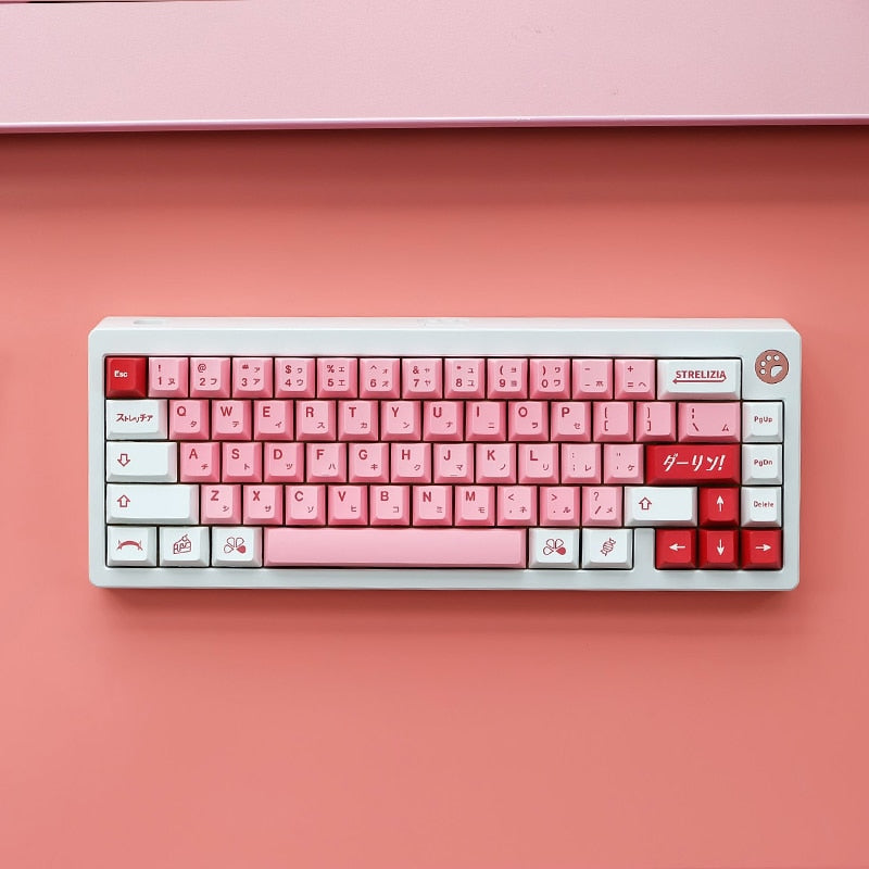 Honey Pink Keycaps Set