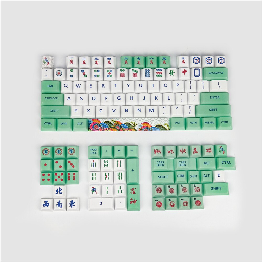 Finch God Mahjong Keycap Sparrow Cherry keycap