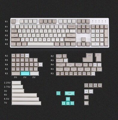 Retro Beige Keycaps