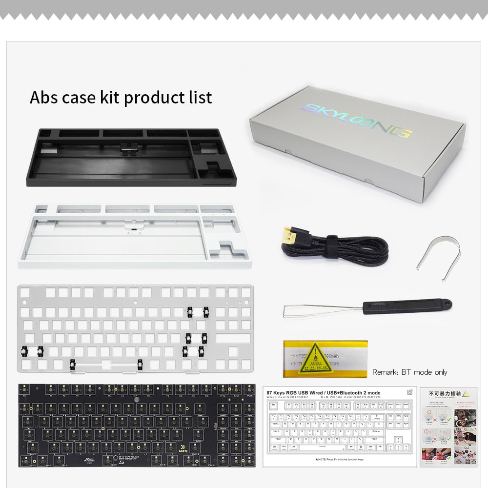 GK87X/XS Bluetooth Mechanical Keyboard Kit