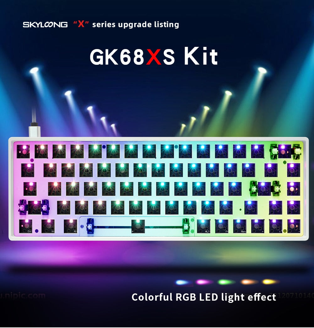 GK68XS Geek Mechanical Keyboard Kit