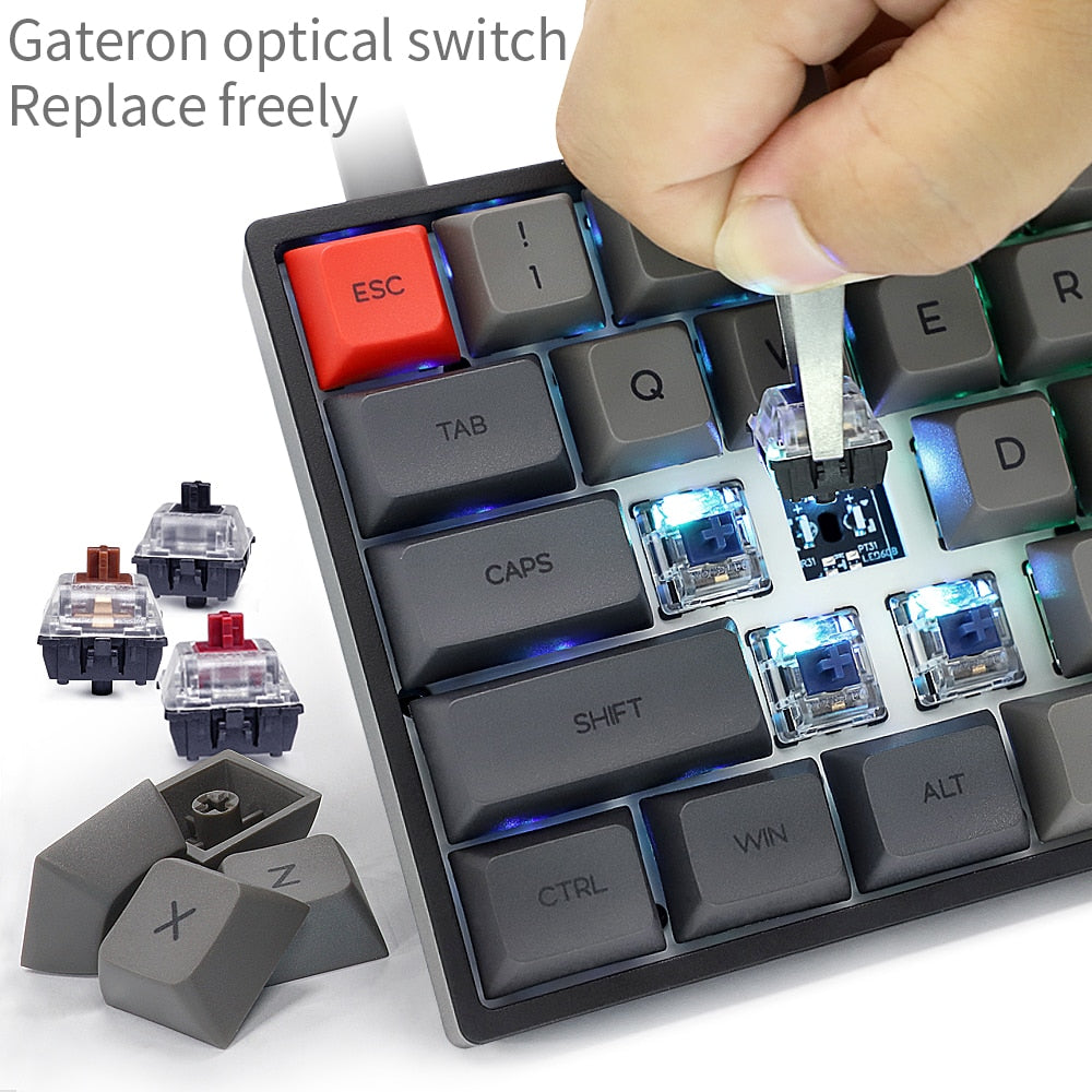 GK61S SK61S Hot Swap Mechanical Keyboard