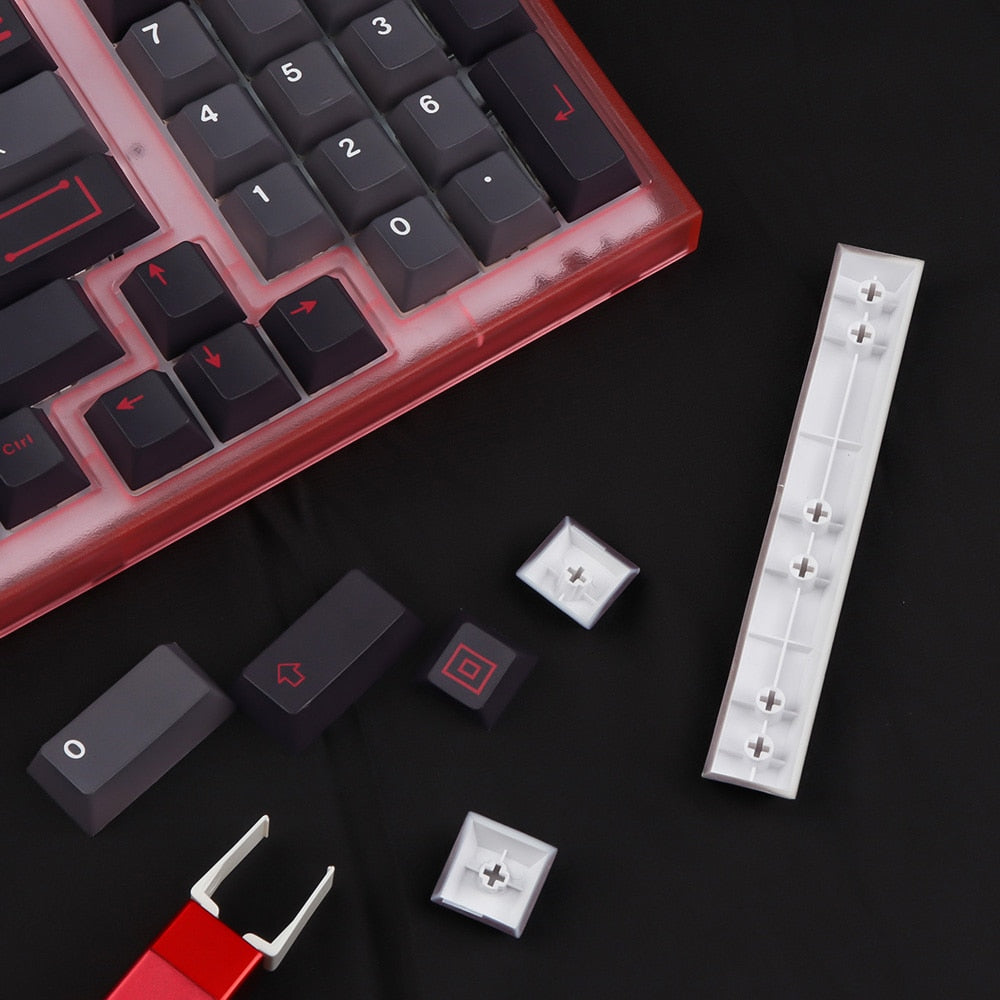 129 Keys PBT DYE-SUB Evil Dolch Keycaps